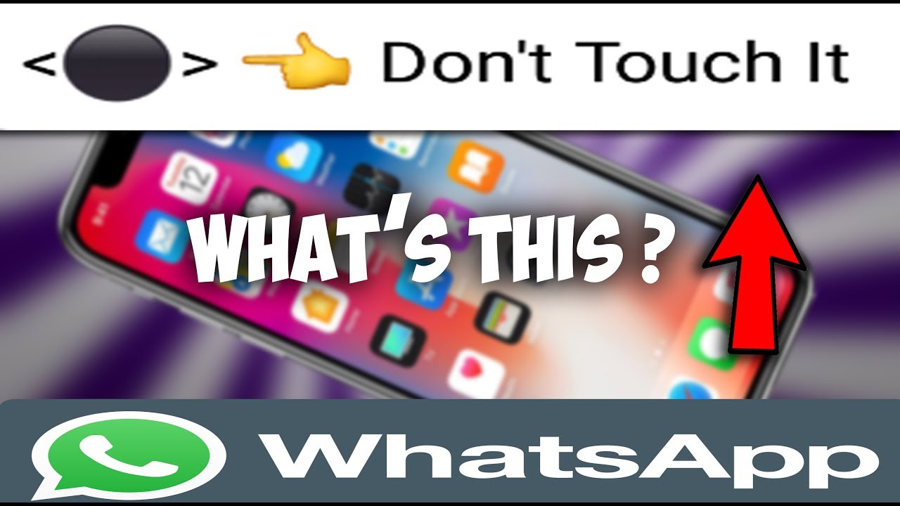 What is The Black Dot⚫Massage in WhatsApp?│dont-touch-here│WhatsappBlackDotCrashingTrickSolution!🔥