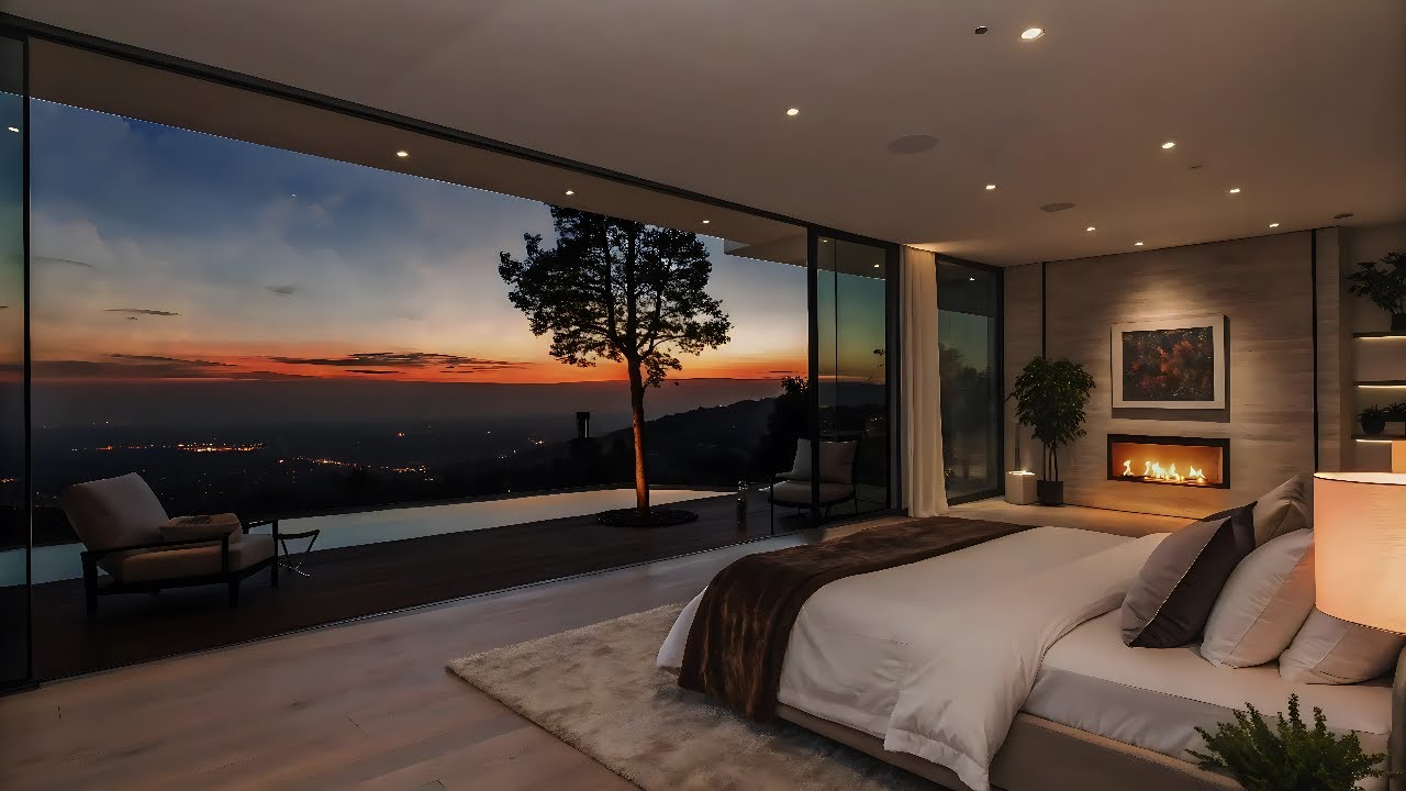 🌅✨ Luxury Sunset Retreat • Calm Evening Ambience • 2K