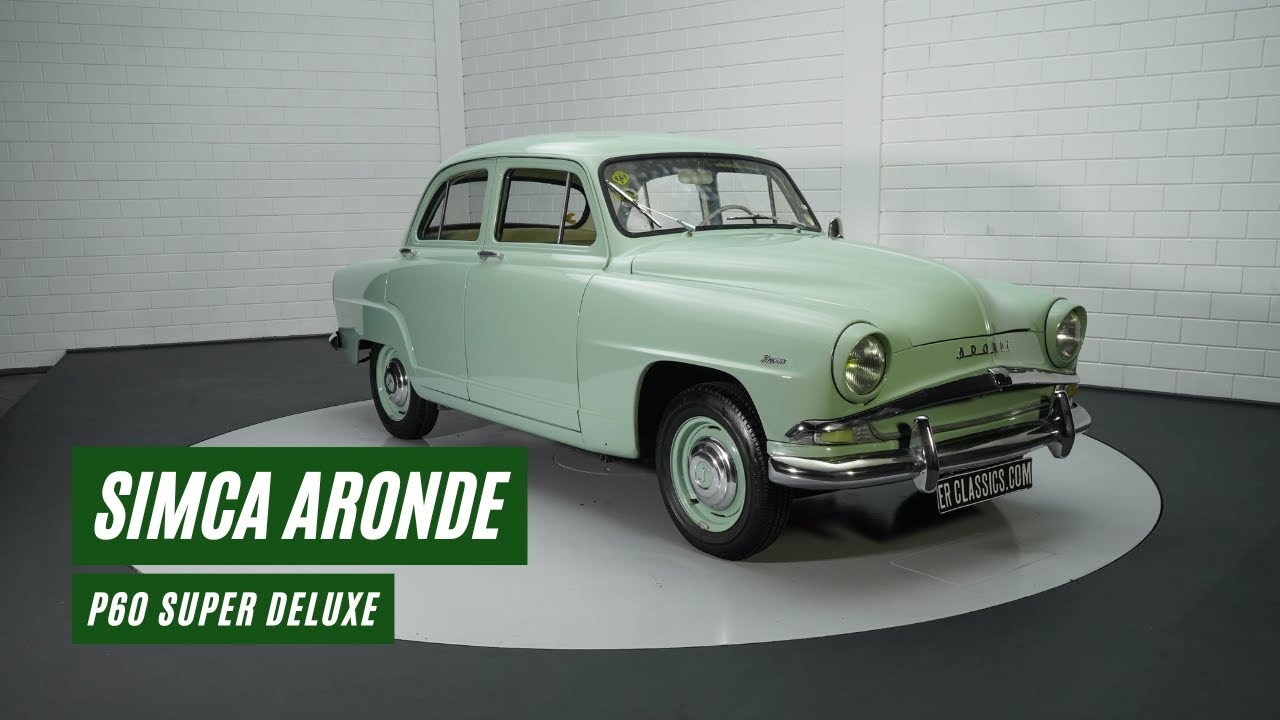 Simca Aronde P60 Super Deluxe | Good Condition | 1959 -VIDEO- www.ERclassics.com