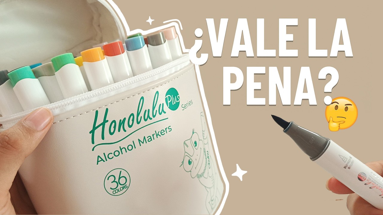 Mi EXPERIENCIA con los MARCADORES Ohuhu ✍️ ¿Valen la pena?