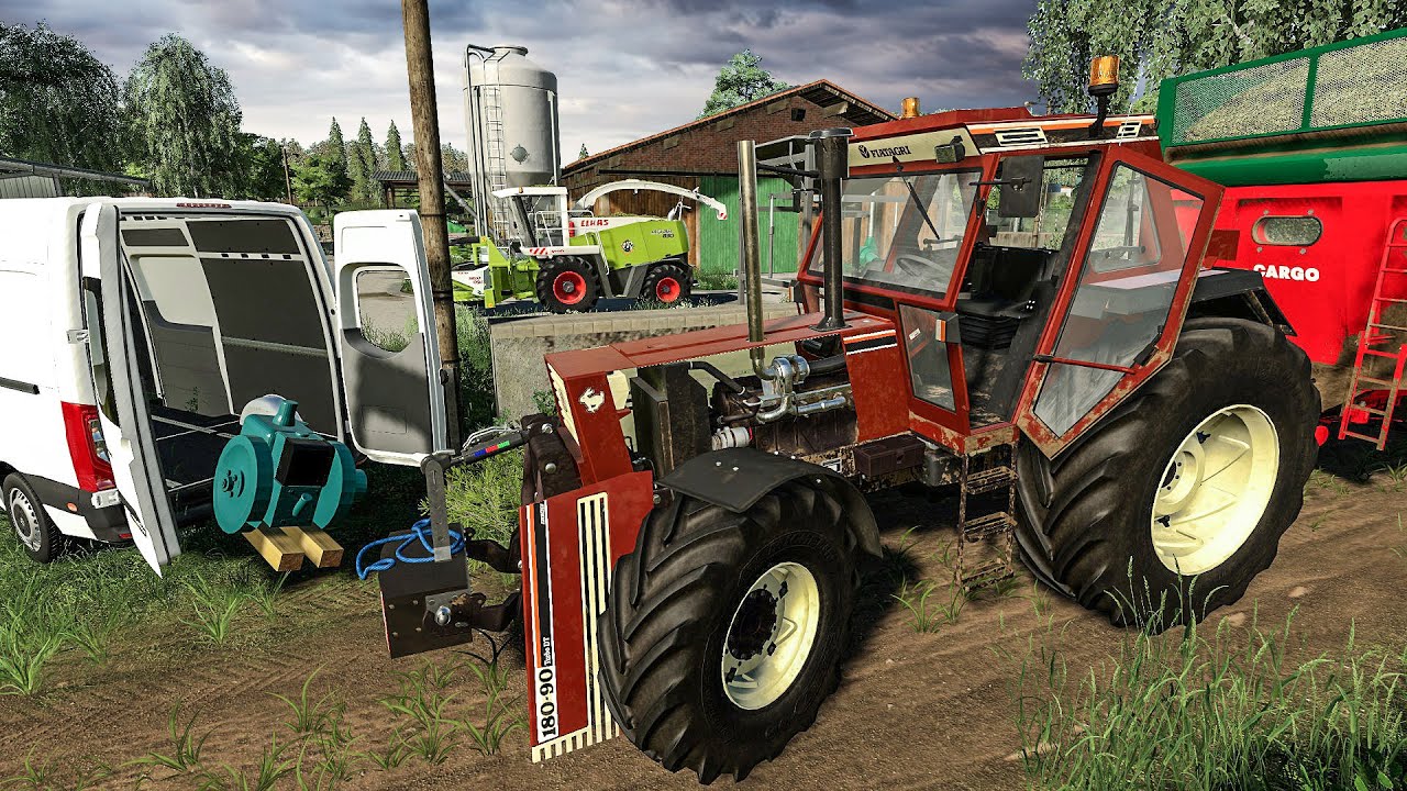 Surchauffe du tracteur à l'ensilage de maïs - changement de moteur | Farming Simulator 22 RolePlay