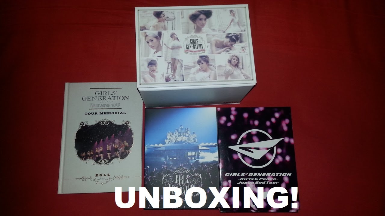 Unboxing Haul Part 2 - Girls' Generation Japan 1st Ablum, Japan First Tour + Memorial, Second Tour