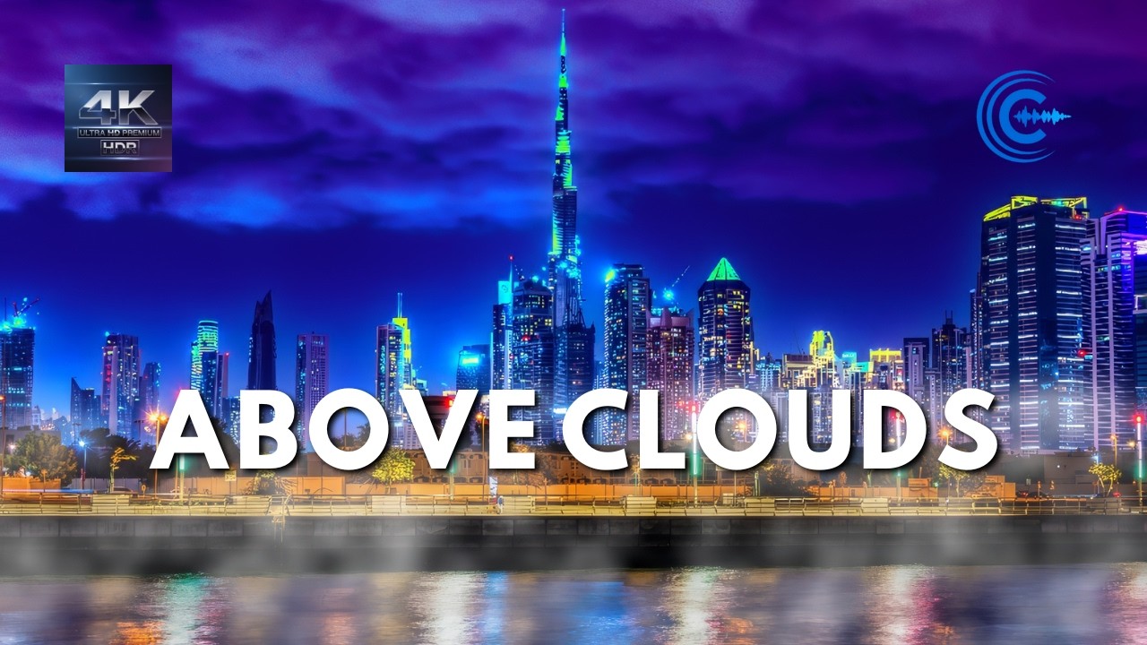 Cloudy Night in Dubai: 4K Living Wallpaper for Focus [4K]