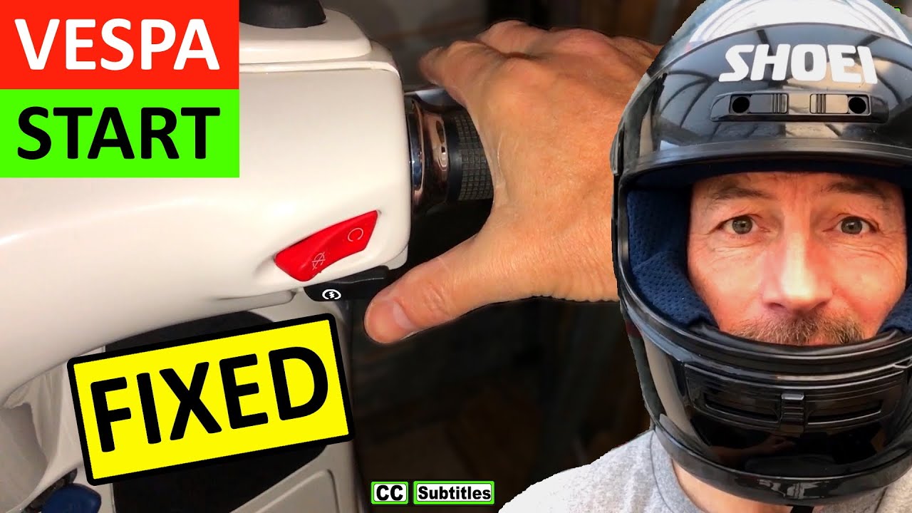 Vespa not turning over and what I did to fix Vespa won't start issue