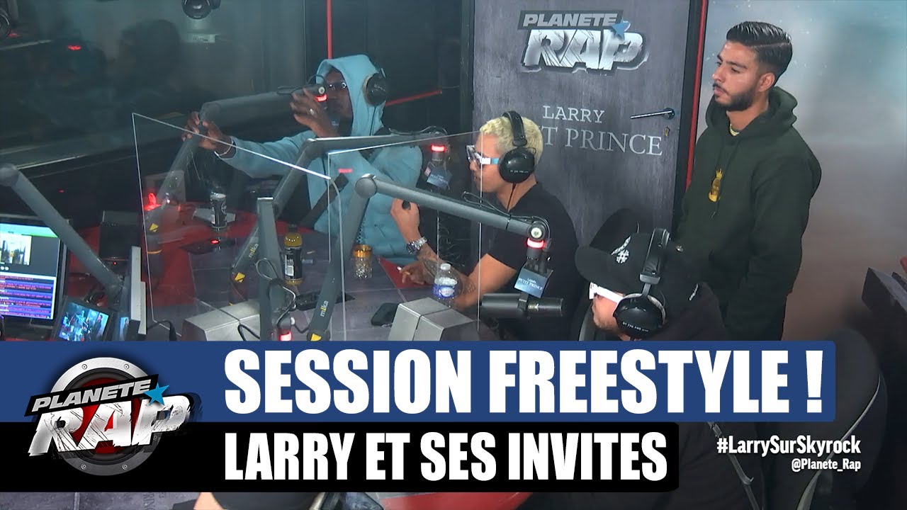Larry - Session freestyle avec Hamza, L'irlandais & Imma ! #PlanèteRap