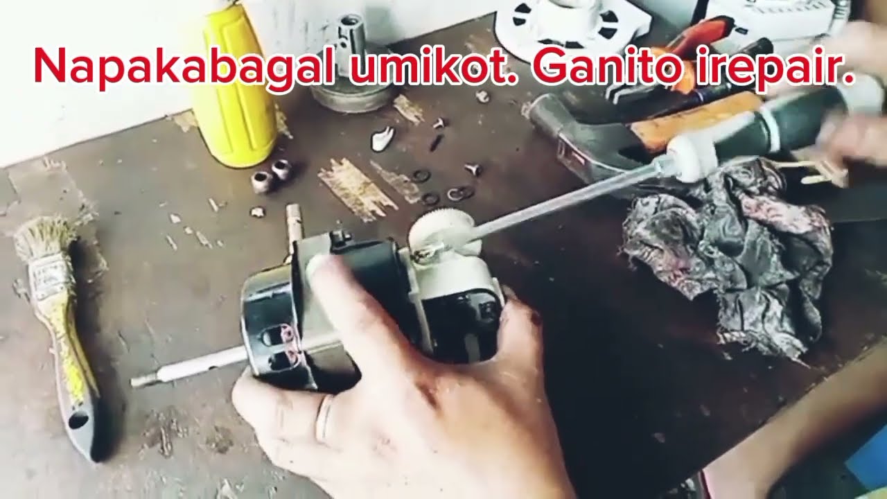 Napakabagal umikot na electric fan. Ganito lang irepair. #repair #tutorial #diy #tips 
