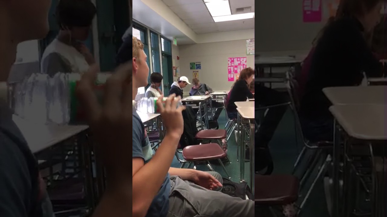 Shen gets sniped in the middle of math class