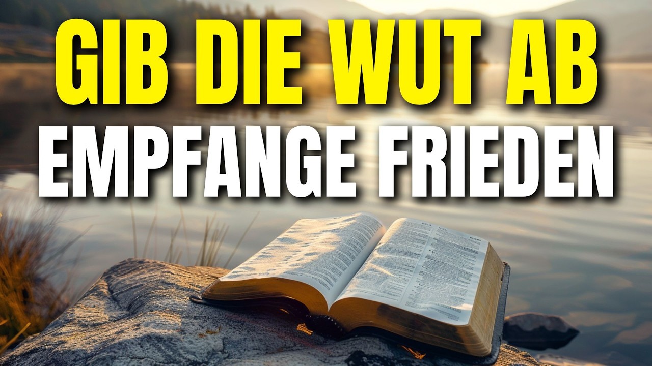 Heute wähle ich den Frieden: Morgengebet, um die Wut zu besiegen