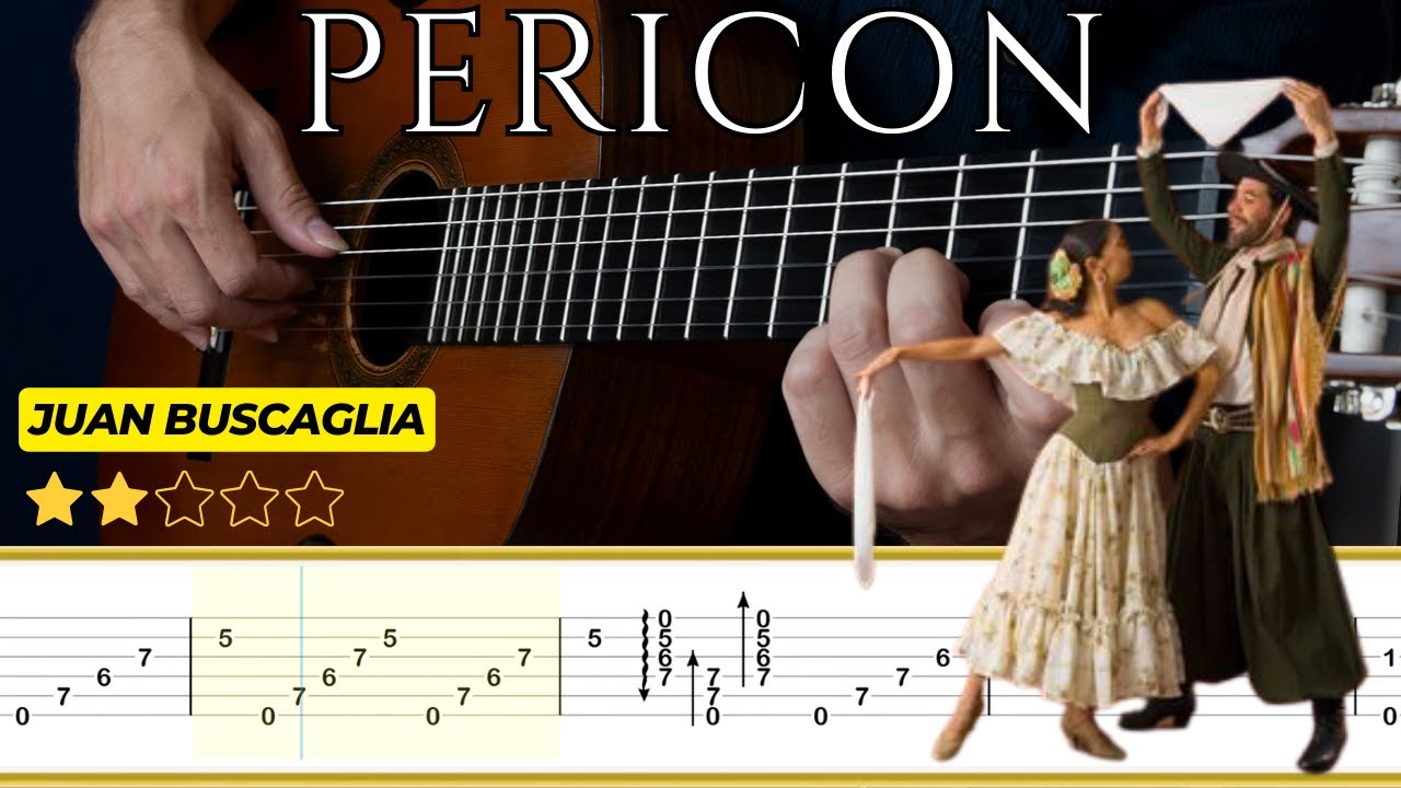 PAMPA (Pericón) 🎸Juan Buscaglia || Tutorial para Guitarra Clásica + TABS