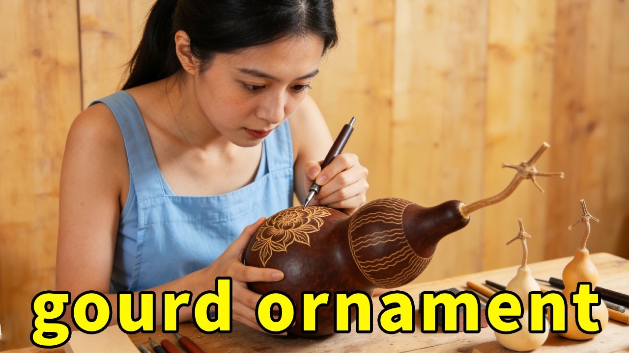 Carving Belle's Gourd Craft Makeover #SmartApplian