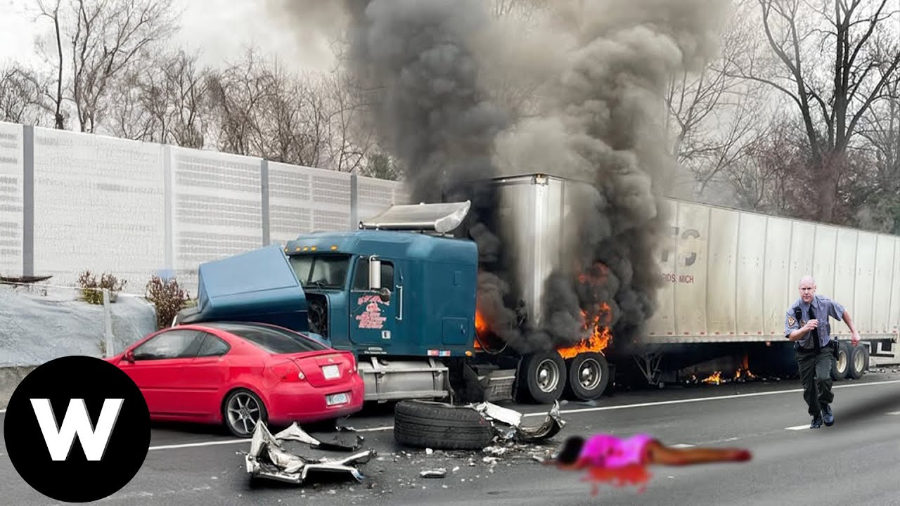 Shocking Truck Crashes Madness &ndash; Incredible Road Moments Caught on Carmera!