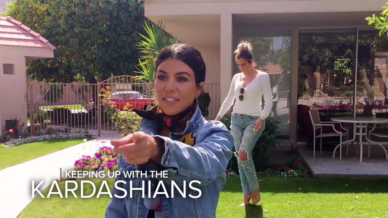 KUWTK | Kardashian Sisters Visit Their Grandparents' Old House | E!