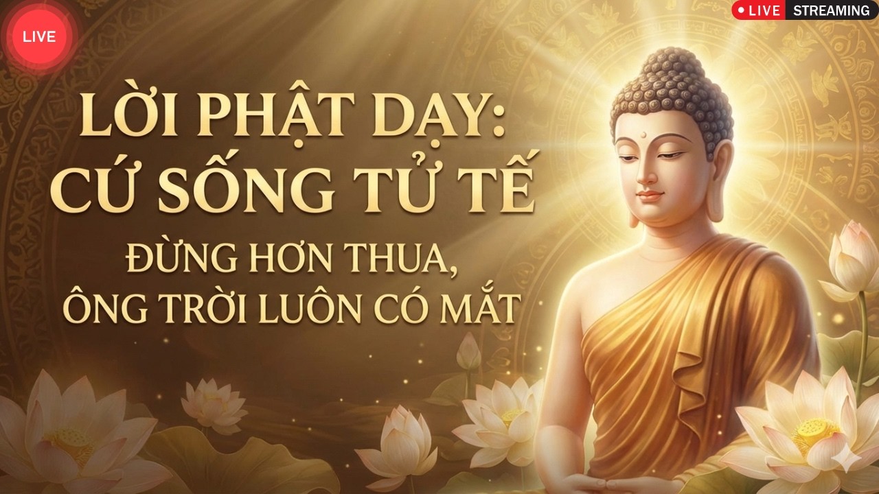 Lời Phật Dạy: Cứ Sống Tử Tế Đừng Hơn Thua, Người Đang Làm Trời Đang Nhìn