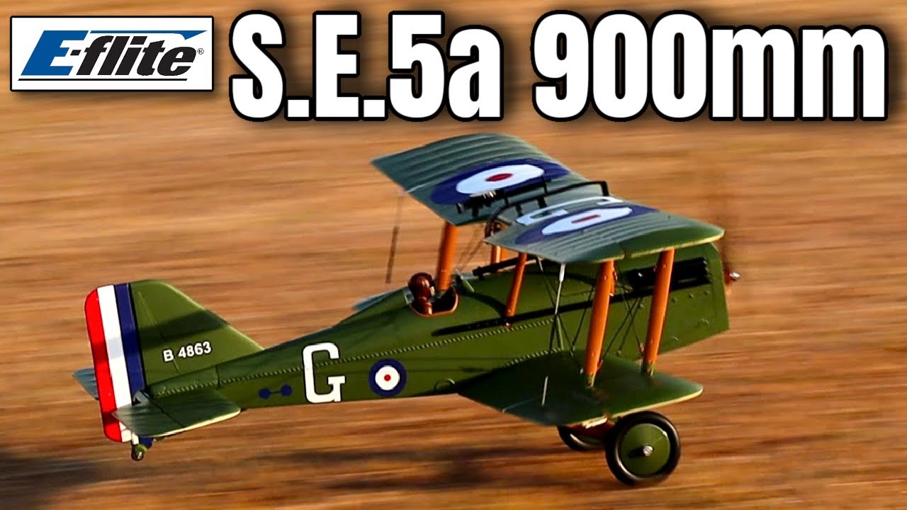 E-Flite S.E.5a 900mm BNF Basic with AS3X+ and SAFE Select - Model AV8R Announcement & Review