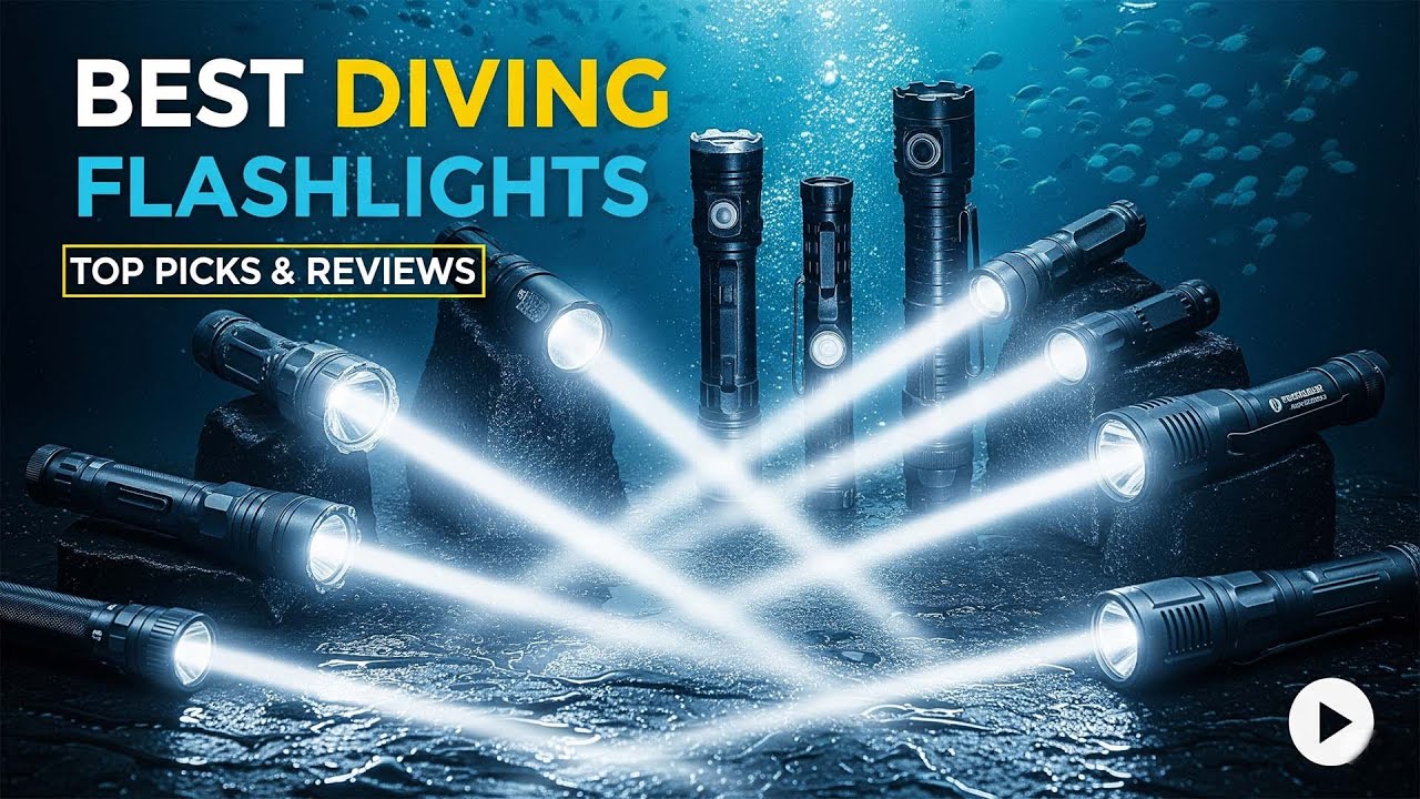 TOP 5 Best Diving Flash Lights 2026 | Professional dive lights
