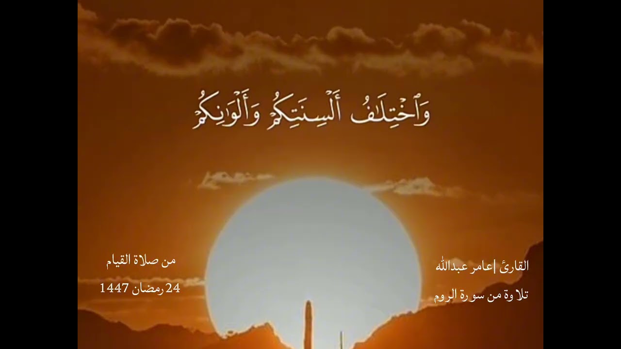 #صلاة_القيام #تلاوة_خاشعة القارئ الشيخ |عامر عبدالله. 