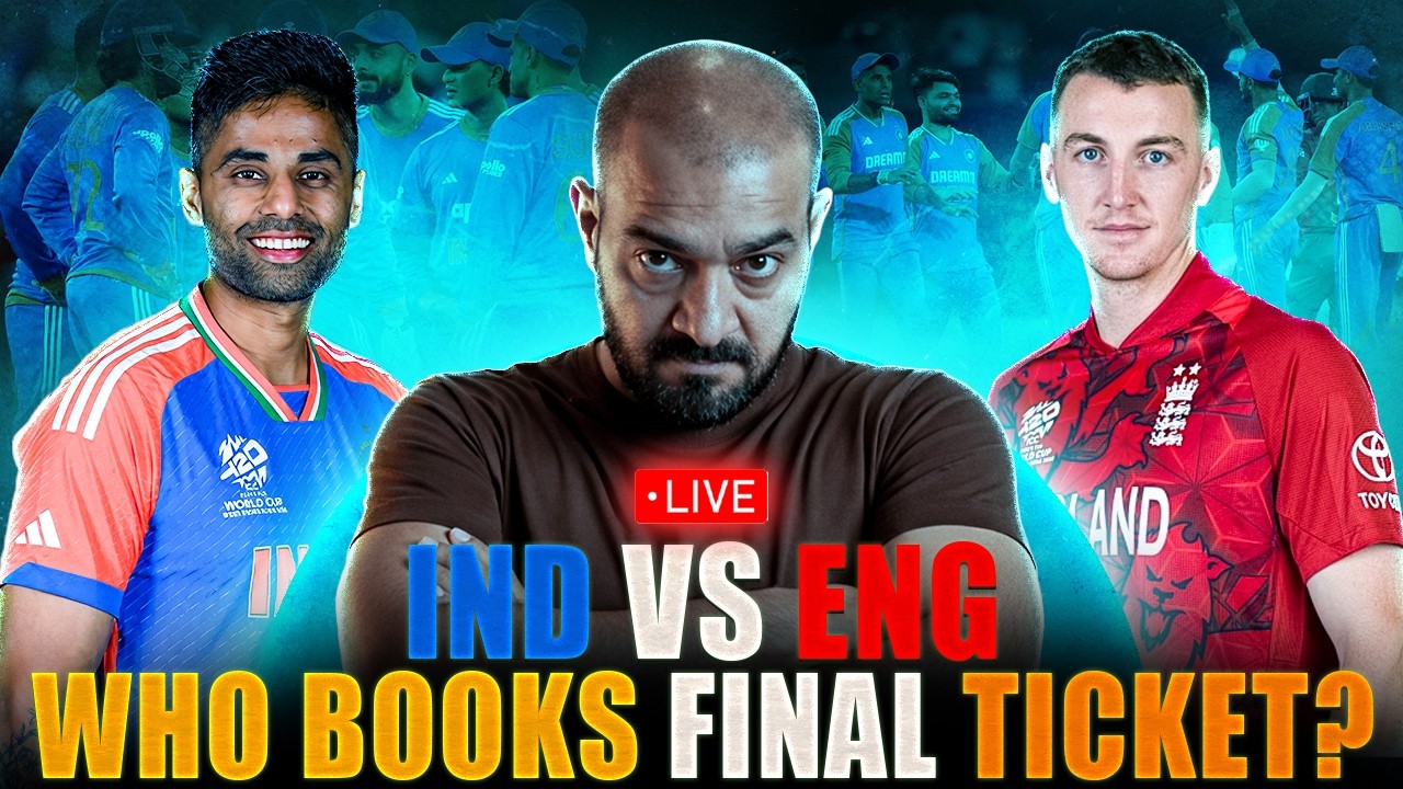 🔴INDIA v ENGLAND LIVE | WINNER TO FINAL | 2nd Semi-Final | ICC T20 World Cup 2026 | Iffi Bhai LIVE!