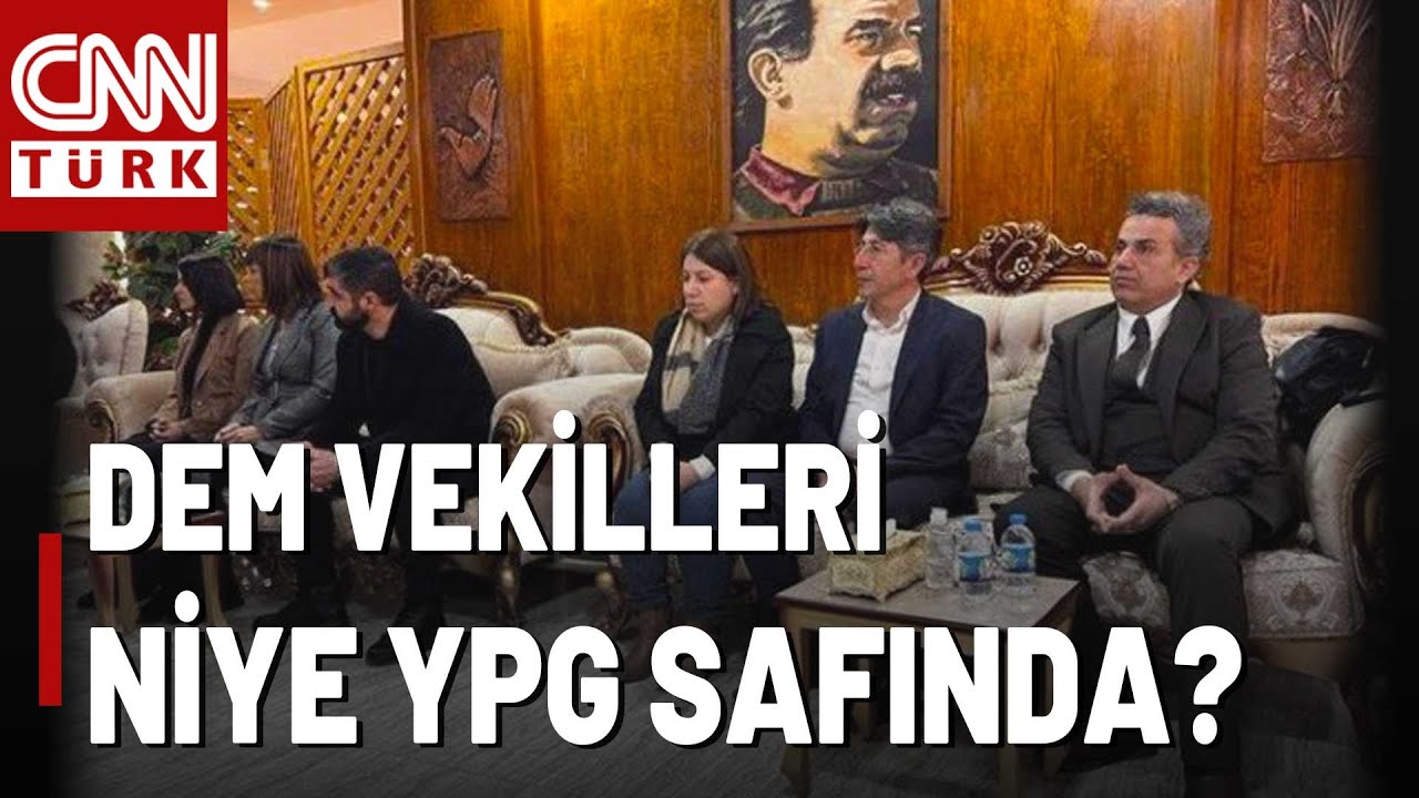 Bu Görüntüler Gündem Oldu! DEM Vekilleri Kamışlı'da Terör Üyeleriyle Niye Görüştü?