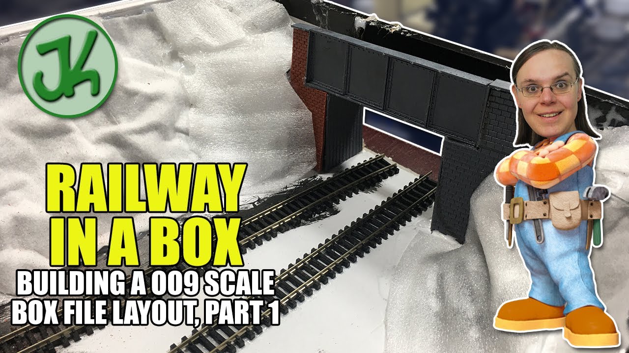 Model Railway in a Box - Building A OO9 Scale Box File Layout - part 1