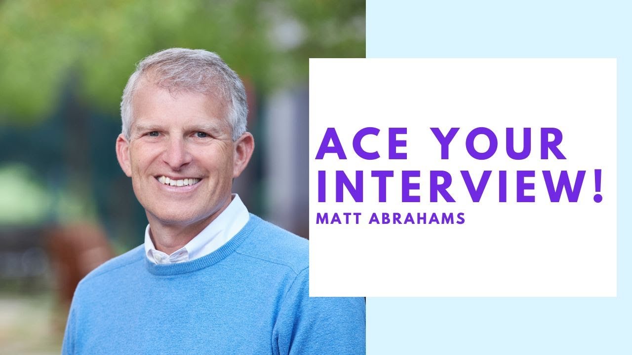 How To Ace Your Job Interview - Matt Abrahams #harshaboralessa #podcast