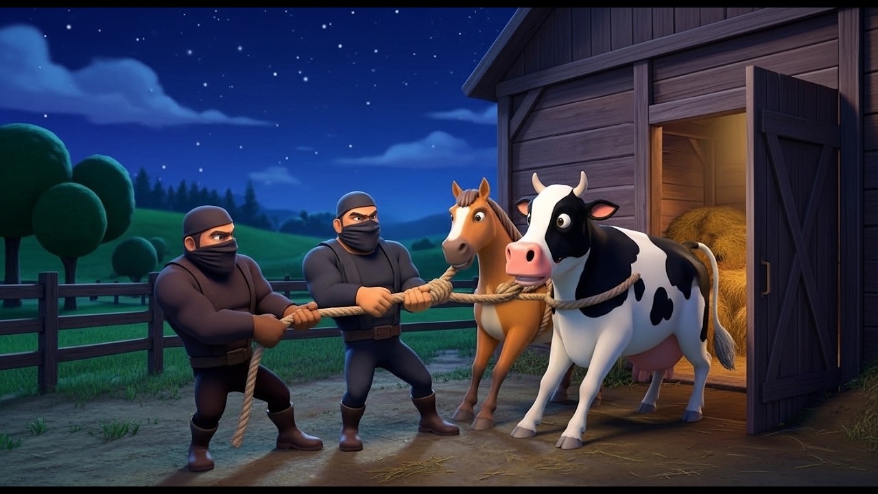 Ladrón en la Granja del Viejo MacDonald 🐄 | Misterio Infantil que Sorprende