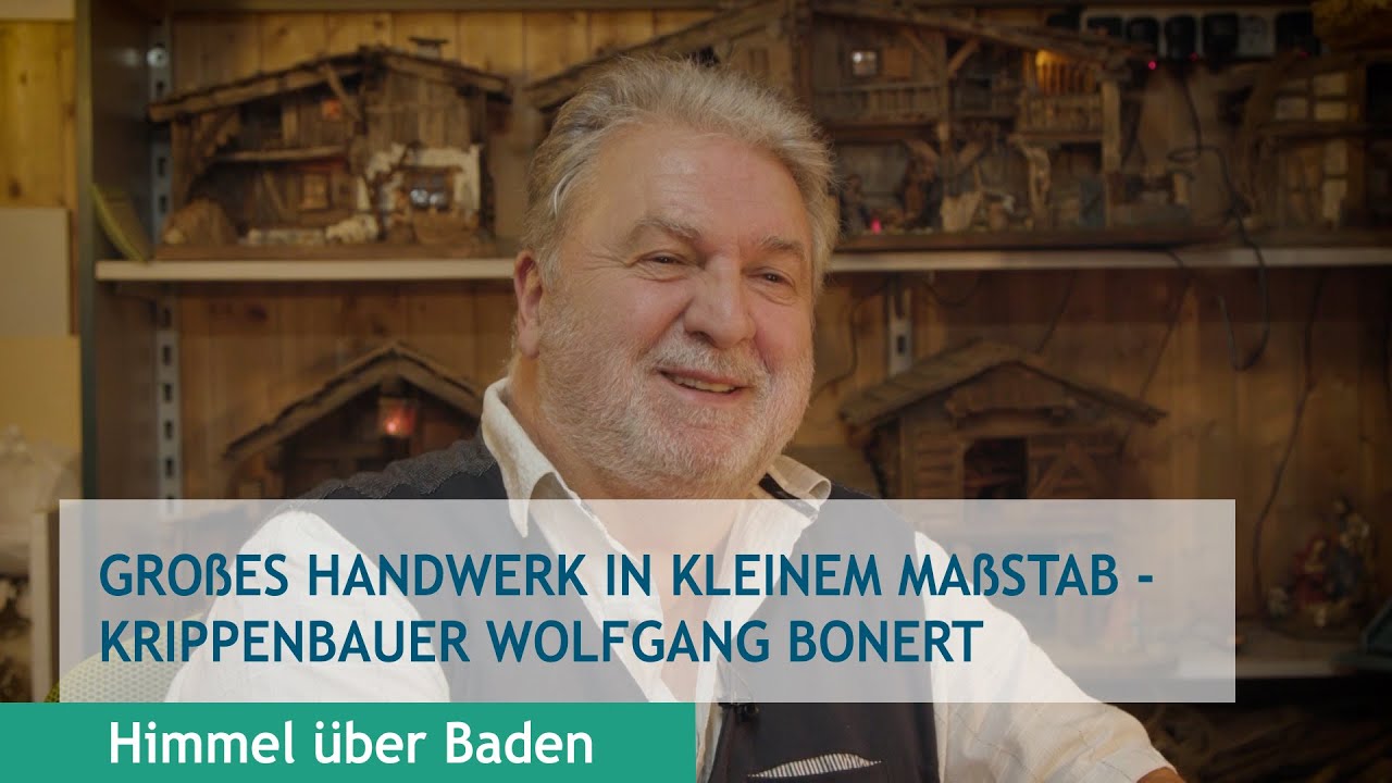 Großes Handwerk in kleinem Maßstab - Krippenbauer Wolfgang Bonert