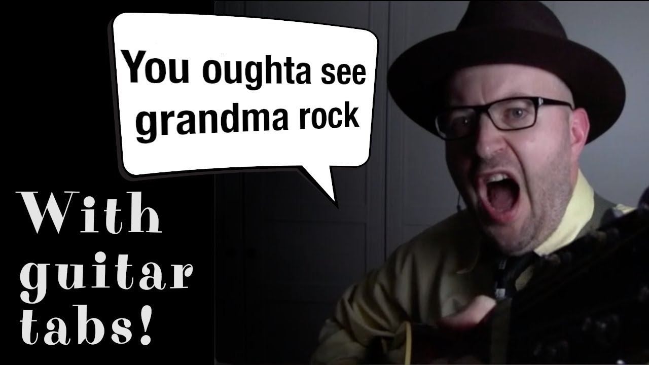 Rockabilly guitar lesson - Eddie Cochran - You Oughta See Grandma Rock
