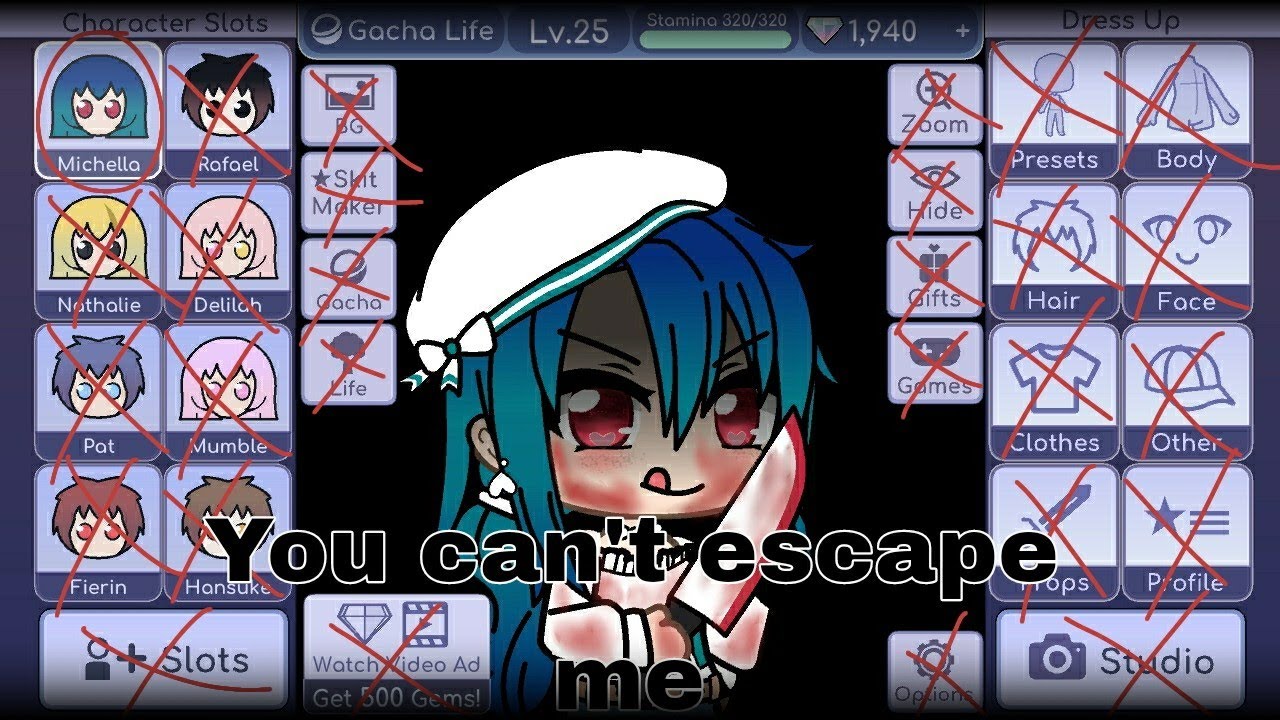 SCARY GACHA LIFE GLITCH || MICHELLA GLITCH || OC GLITCH || 2023