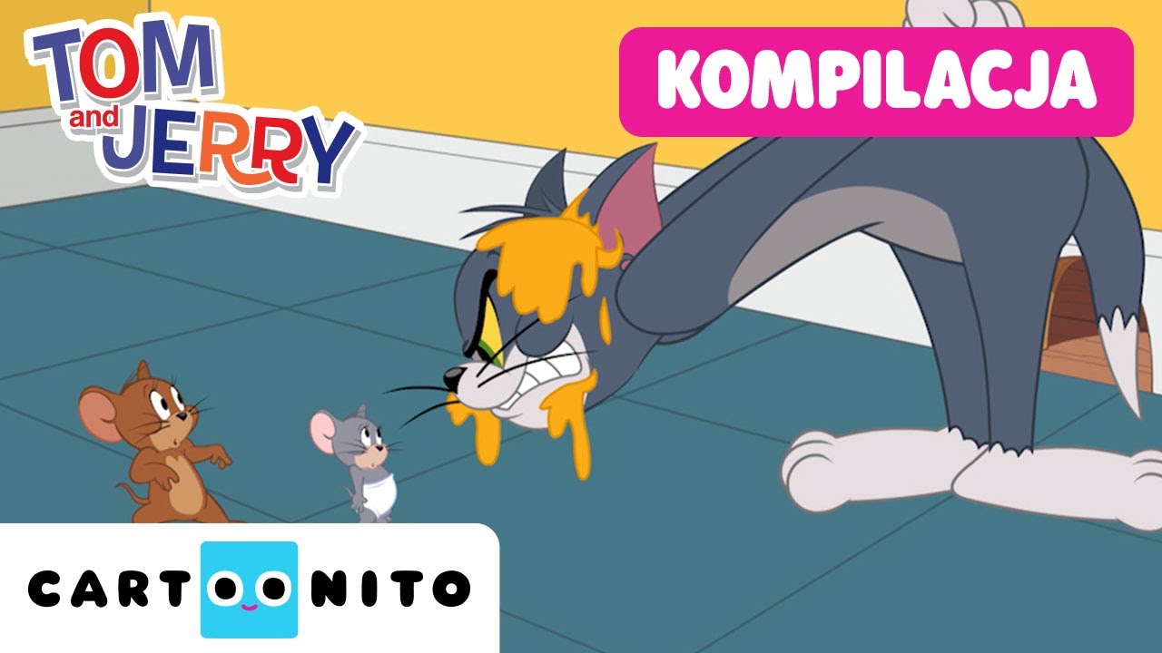 Tom i Jerry kontra SER 🧀💨 | Kompilacja | Kreskówki dla dzieci | @CartoonitoPL