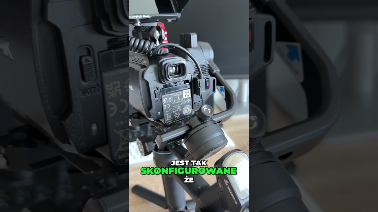 Gimbal i Kamera.  Cały dzien pracy bez przerw. Idealne rozwiązanie!!!