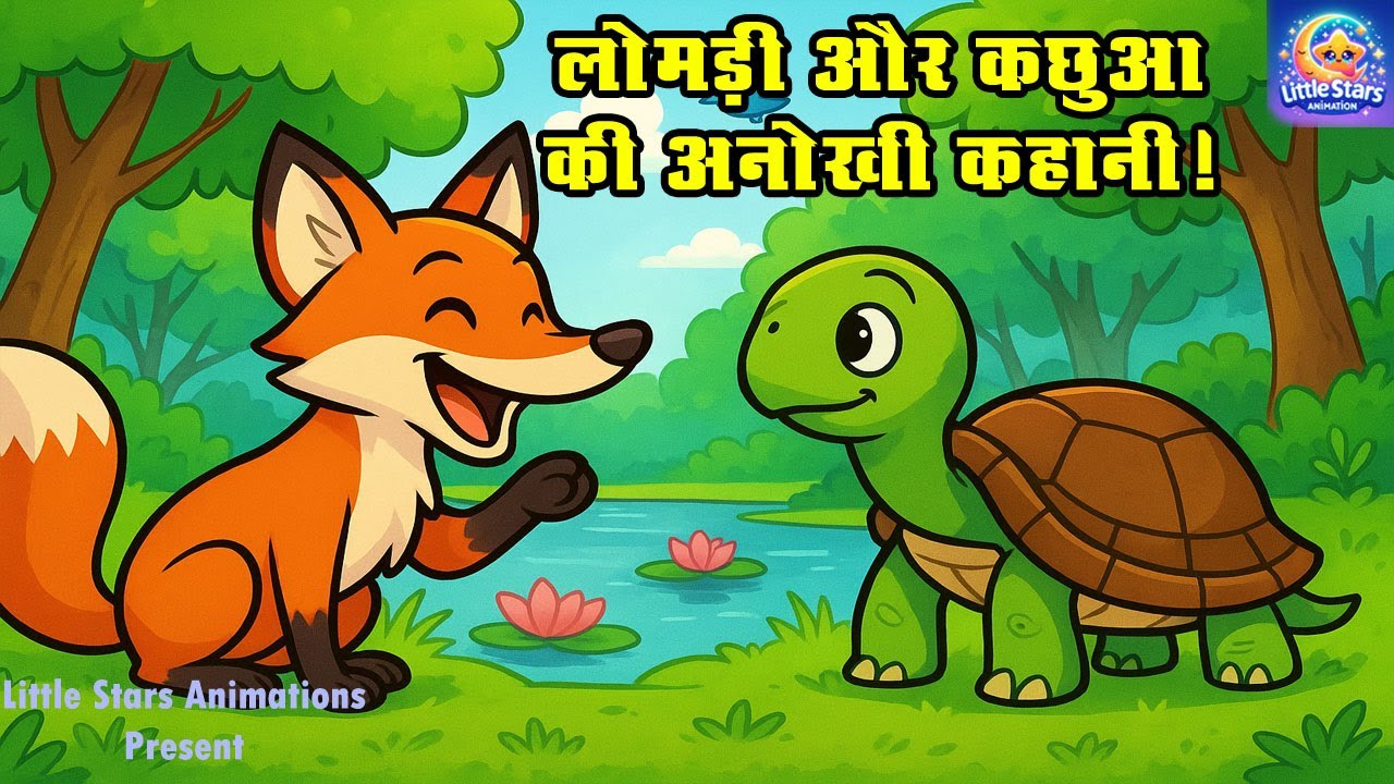 लोमड़ी और कछुआ की कहानी | पंचतंत्र की नई कहानी | धैर्य का असली मतलब जानिए