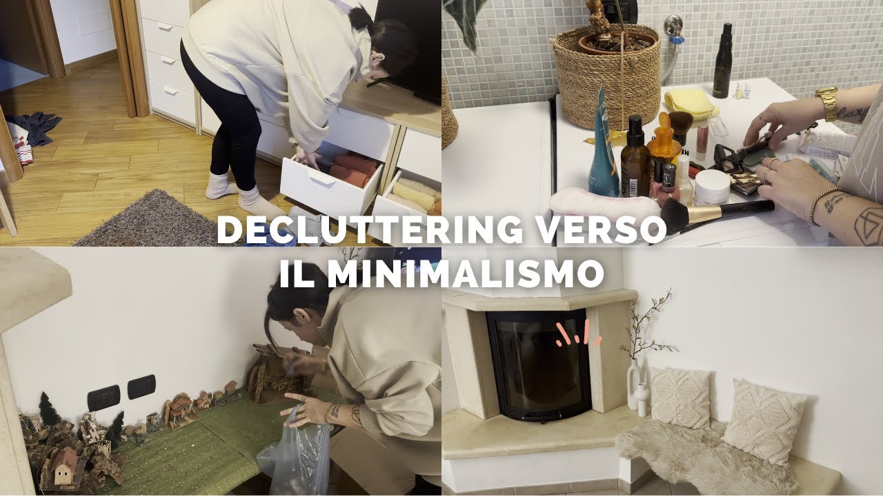 DECLUTTERING CASA MINIMAL | Pulizia cassetti con decluttering e arredo nuovo spazio.