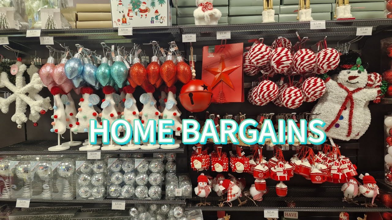 COME SHOP WITH ME AT HOME BARGAINS CHRISTMAS 🌲👀 #christmas #newin #comeshopwithme