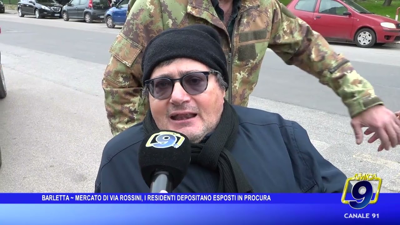 Barletta - Mercato di via Rossini, i residenti depositano esposti in Procura