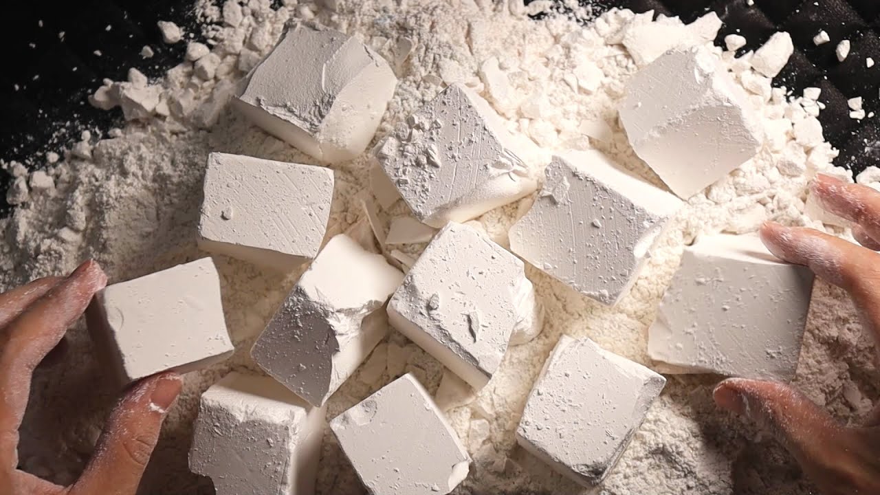 ACMP Резка мела | САМЫЙ МУРАШЕЧНЫЙ АSMR (100% мурашки) 💤 Very Satisfying Gym Chalk Destruction