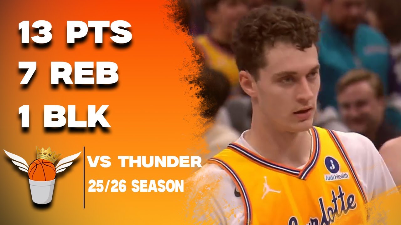 Ryan Kalkbrenner 13 Points/1 Block vs Thunder Full Highlights! (11/15/2025)
