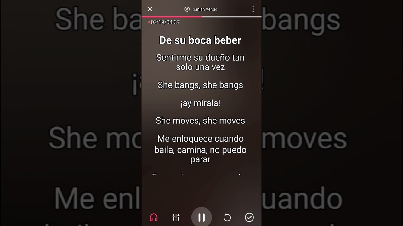 RICKY MARTIN She Bangs pista español