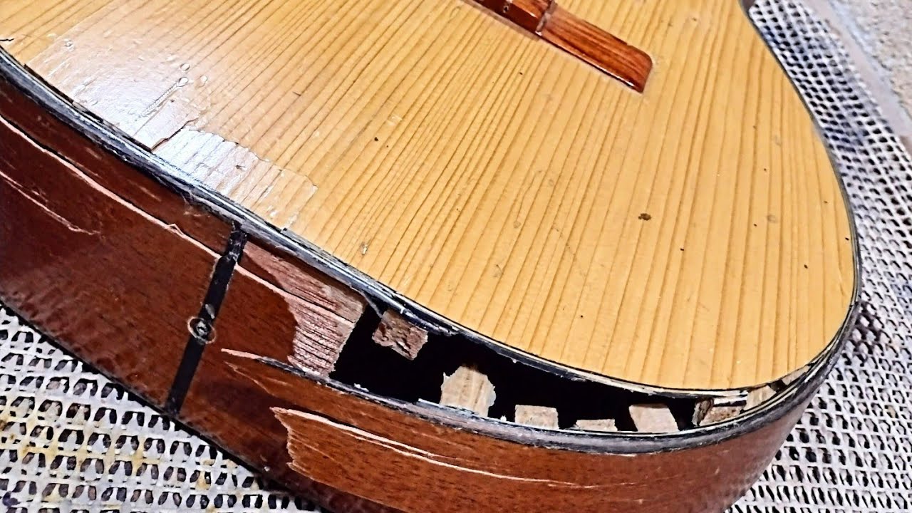 Como REPARAR GUITARRA rota - AROS - Como PINTAR Guitarra 🚀🚀🚀
