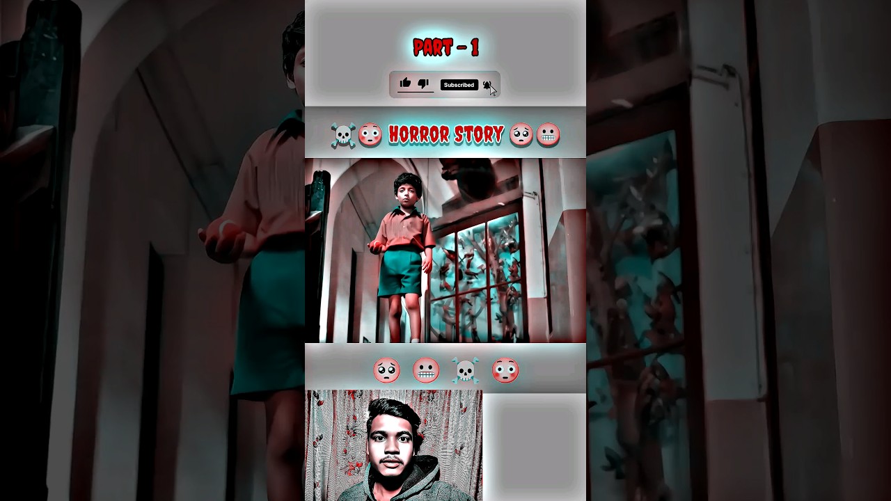 Creepy Horror Story part 1 🤯☠️😳 #ytshorts #horror #story #status #shorts