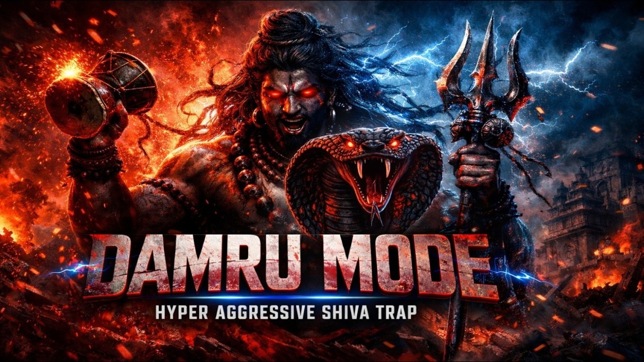 DAMRU MODE ⚡ Hyper Aggressive Shiva Techno Trap | Har Har Mahadev