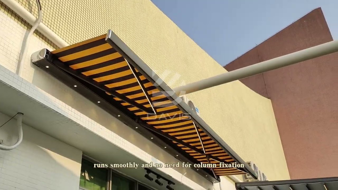 Cassette retractable awning for home windows business sunshade rainproof