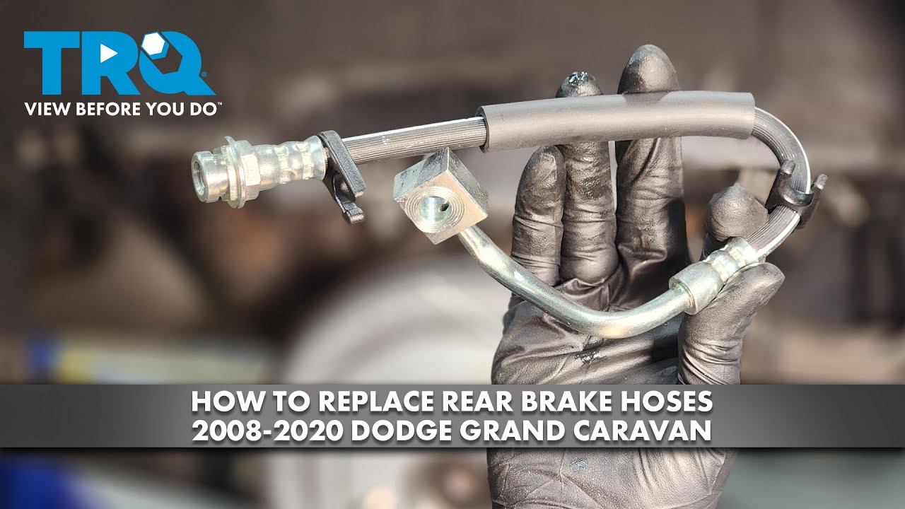 How to Replace Rear Brake Hoses 2008-2020 Dodge Grand Caravan