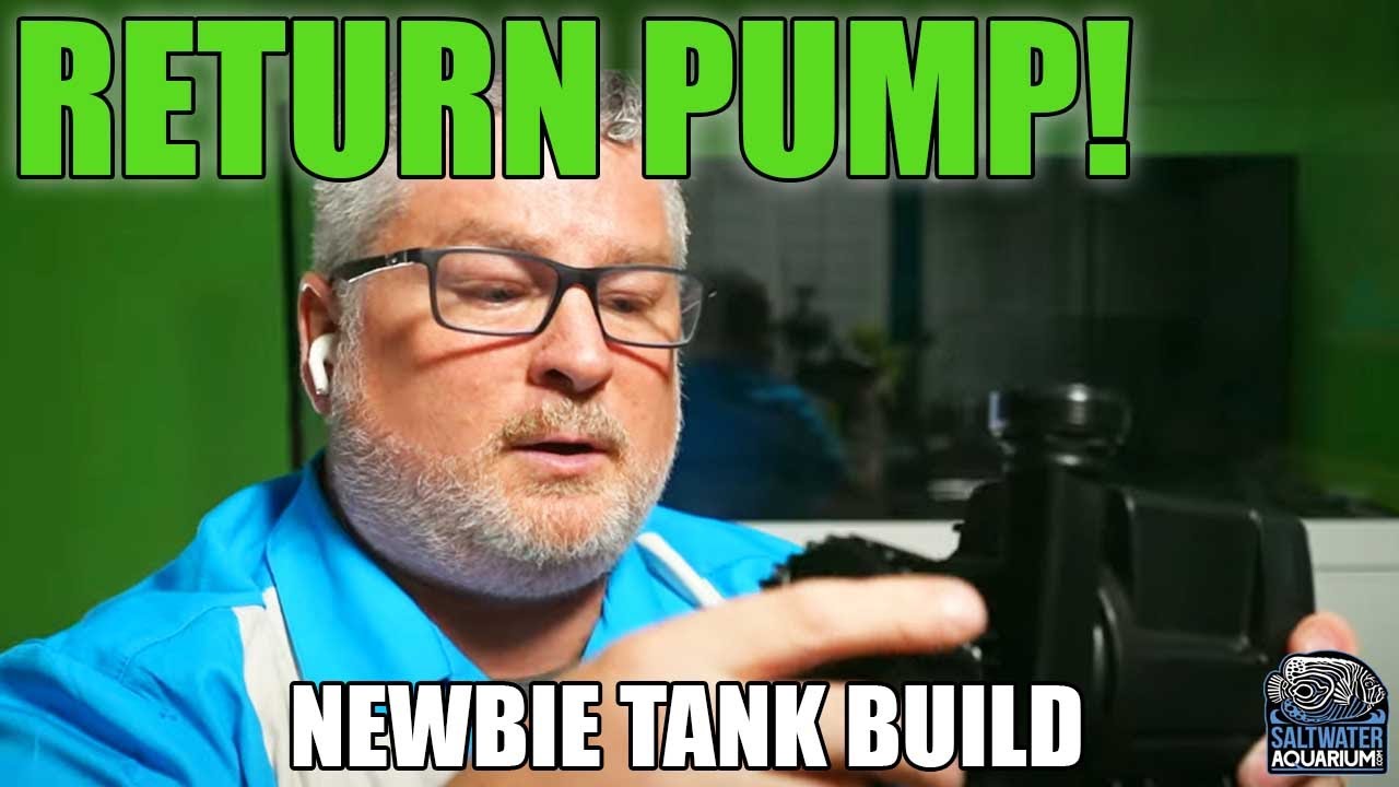 RETURN PUMP Set-Up For New Aquarium - Newbie Tank Build