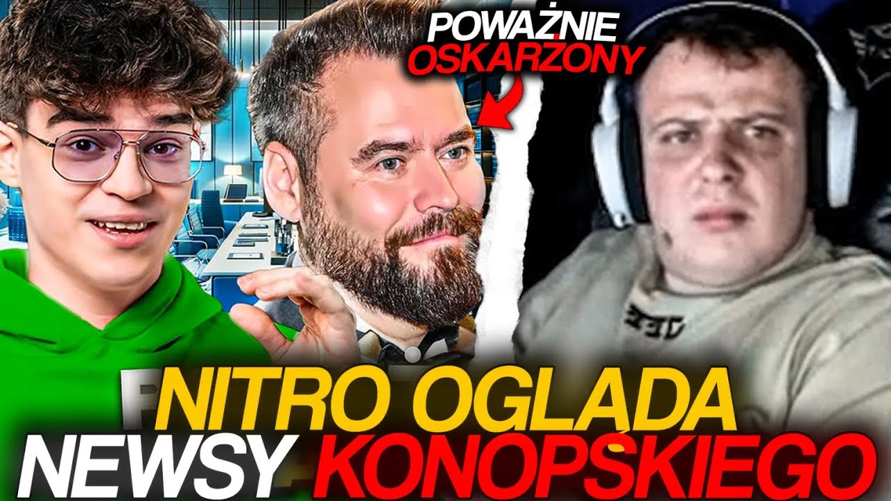 NITRO OGLĄDA NEWSY KONOPSKIEGO [STANOWSKI, ELON MUSK, LIDL VS BIEDRONKA]