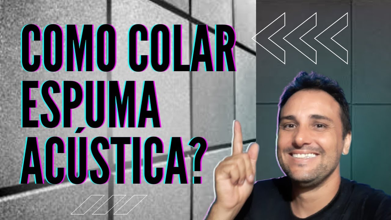 Como colar espuma acústica no estúdio de um jeito simples?