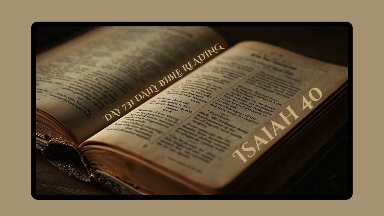 Isaiah 40 Daily Nourishment & Wisdom for the Soul Bible Reading Prayer Warrior for Life