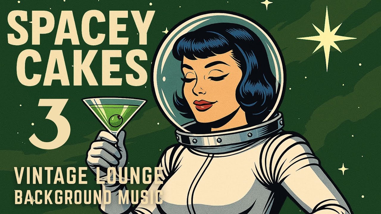 🛸 Spacey Cakes Vol. 3 – Vintage Space-Age Lounge Jazz Background Music for Cocktail Hour