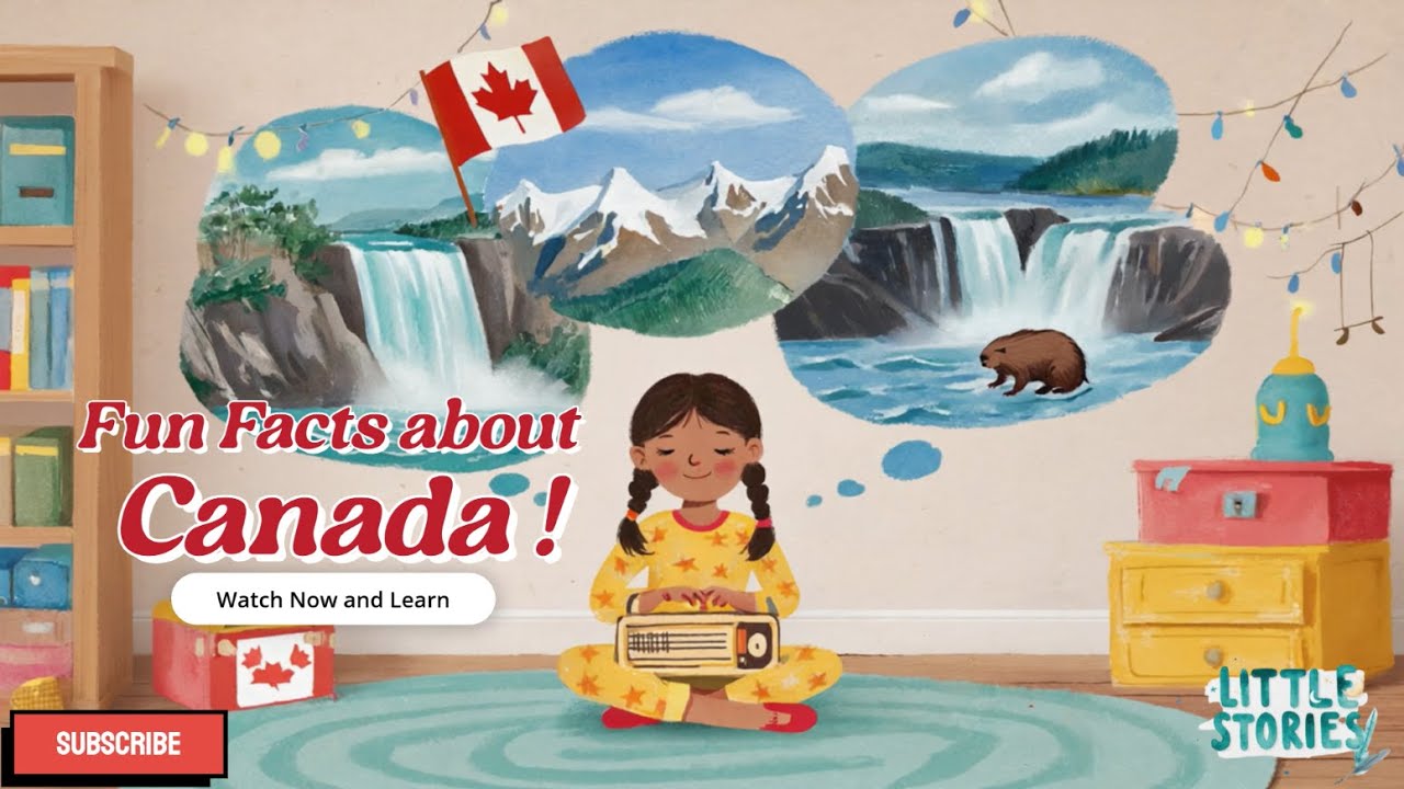 Fun Facts About Canada - A Fun Learning Adventure - Little Stories - A Journey Around the World