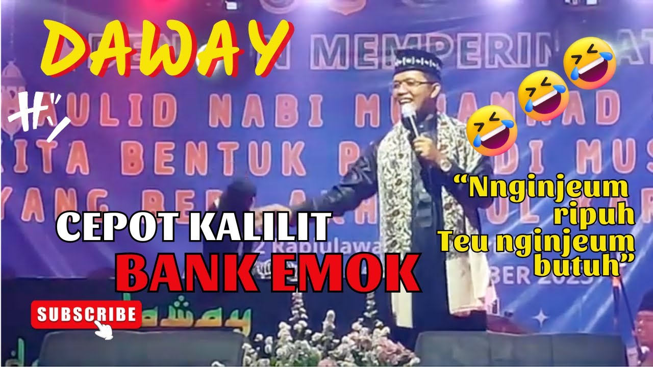 FULL KETAWA !!! CEPOT KALILIT BANK EMOK | DAWAY (DAKWAH DAN WAYANG) | UST RAMDAN JUNIARSYAH