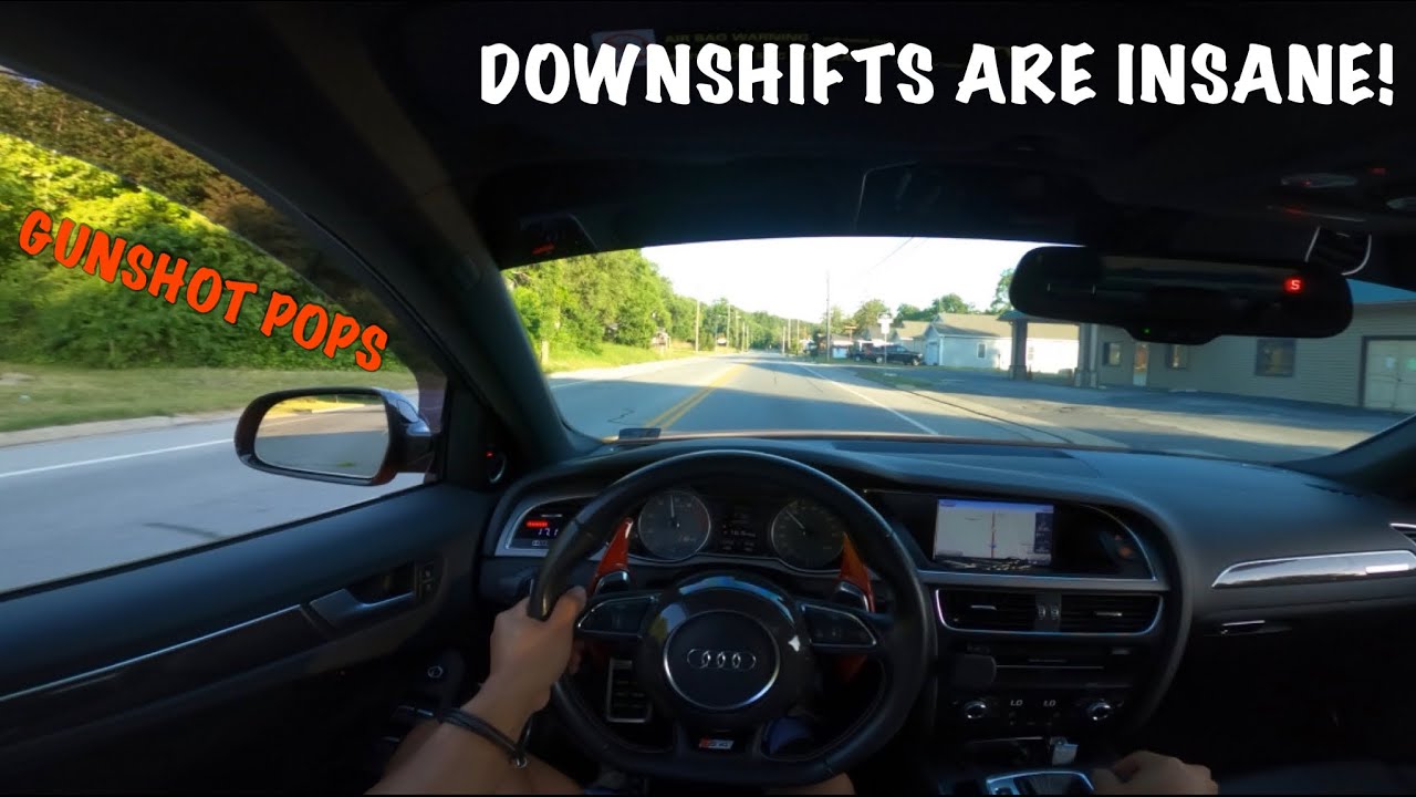 TERRORIZING THE STREETS IN A FBO AUDI S4 B8.5 LOUD ECS VALVED EXHAUST/TESTPIPES